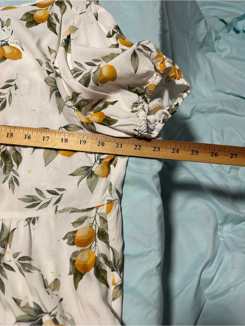 BloomChic White Tunic with Yellow Lemon Print - Picture 3 of 7